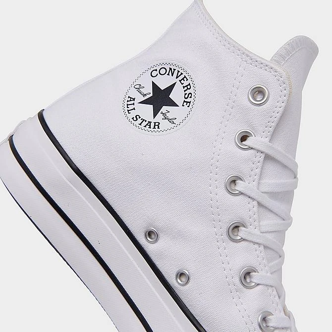 Women's Converse Chuck Taylor All Star Lift Platform Casual Shoes White/Black/White - 560846F 102 5 Women's Converse Chuck Taylor All Star Lift Platform Casual Shoes White/Black/White - 560846F 102 - Image 3