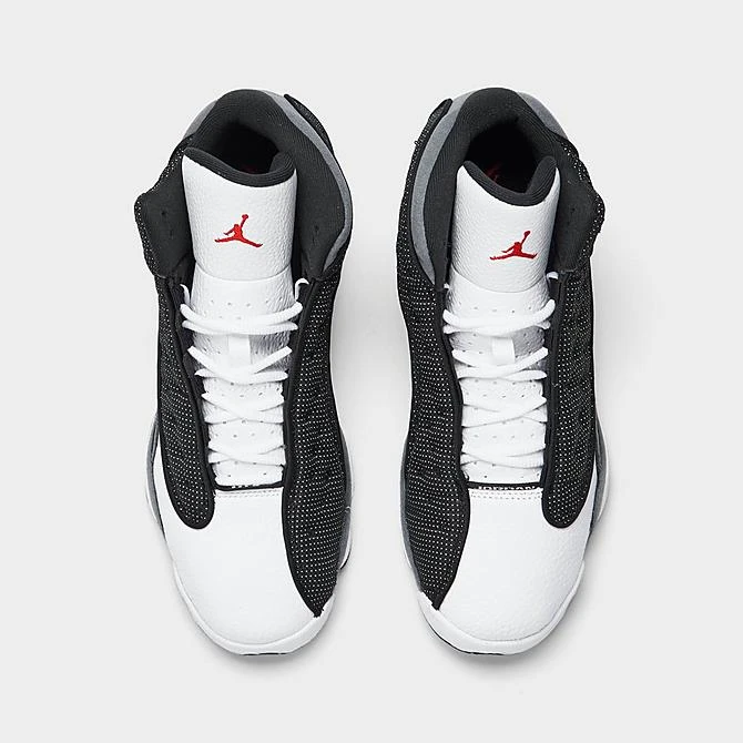 Nike Big Kids' Air Jordan Retro 13 Basketball Shoes Black/University Red/Flint Grey/White - 884129 060 7 Nike Big Kids' Air Jordan Retro 13 Basketball Shoes Black/University Red/Flint Grey/White - 884129 060 - Image 5