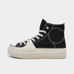 Converse Chuck Taylor All Star Construct High Casual Shoes Black/Vintage White/Egret - A05094C 001