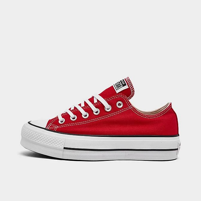 Women's Converse Chuck Taylor All Star Lift Low Platform Casual Shoes Converse Red/White/Black - A06839C 600 3 Women's Converse Chuck Taylor All Star Lift Low Platform Casual Shoes Converse Red/White/Black - A06839C 600