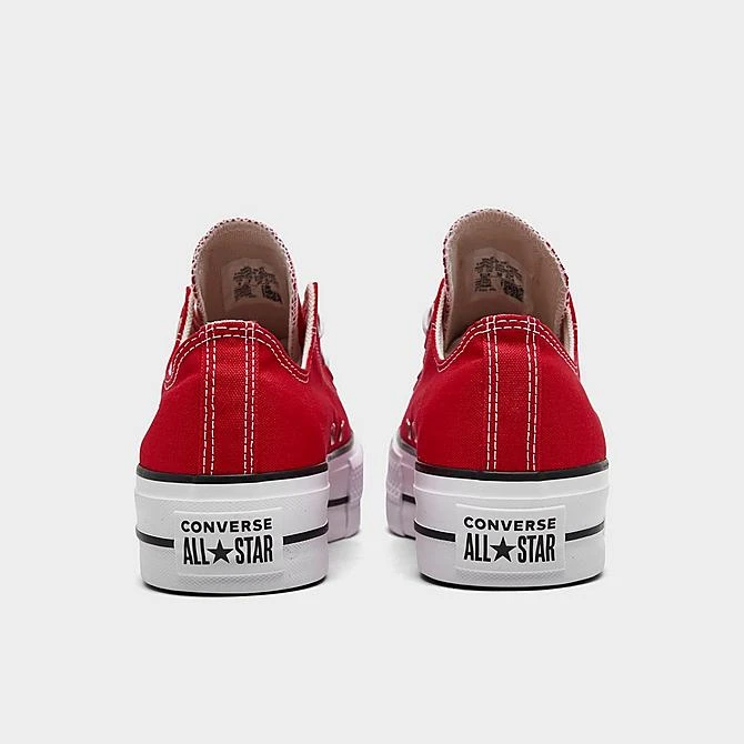 Women's Converse Chuck Taylor All Star Lift Low Platform Casual Shoes Converse Red/White/Black - A06839C 600 6 Women's Converse Chuck Taylor All Star Lift Low Platform Casual Shoes Converse Red/White/Black - A06839C 600 - Image 4