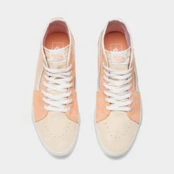 Vans Sk8-Hi Tapered Stackform Soft Suede Casual Shoes Peach - A5JMKBOD 810 -Nikes Shoes Shop A5JMKBOD 810 P5