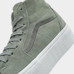 Vans Sk8-Hi Tapered Stackform Soft Suede Casual Shoes Shadow - A5JMKBY1 030 -Nikes Shoes Shop A5JMKBY1 030 P3