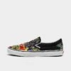 Vans Classic Slip-On Casual Shoes Black/White/Multi - A7Q5DY28 001