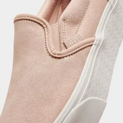 Women's Vans Classic Slip-On Stackform Casual Shoes Rose Smoke - A7Q5RBQL 660 -Nikes Shoes Shop A7Q5RBQL 660 P3