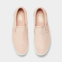 Women's Vans Classic Slip-On Stackform Casual Shoes Rose Smoke - A7Q5RBQL 660 -Nikes Shoes Shop A7Q5RBQL 660 P5