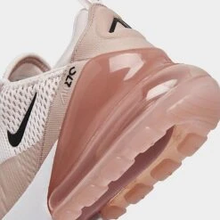 Women's Nike Air Max 270 Casual Shoes Light Soft Pink/Black/Pink Oxford - AH6789 604 -Nikes Shoes Shop AH6789 604 P3