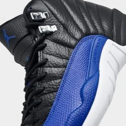 Nike Women's Air Jordan Retro 12 Basketball Shoes Hyper Royal/Black/Metallic Silver/White - AO6068 004 -Nikes Shoes Shop AO6068 004 P3