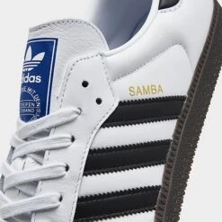 Adidas Originals Samba Casual Shoes Cloud White/Core Black/Clear Granite - B75806 100 -Nikes Shoes Shop B75806 100 P3