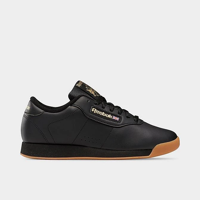 Women's Reebok Princess Casual Shoes Black/Black/Gum - BS8457 005 3 Women's Reebok Princess Casual Shoes Black/Black/Gum - BS8457 005