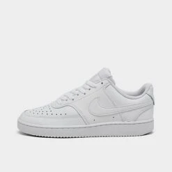 Women's Nike Court Vision Low Casual Shoes White/White/White - CD5434 100