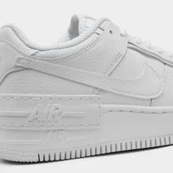 Women's Nike Air Force 1 Shadow Casual Shoes White/White/White - CI0919W 100 -Nikes Shoes Shop CI0919W 100 P3