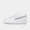 Women's Nike Air Force 1 Shadow Casual Shoes White/Metallic Silver/Pure Platinum - CI0919W 119 -Nikes Shoes Shop CI0919W 119 P1