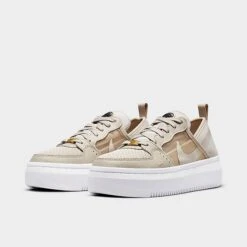 Women's Nike Court Vision Alta Casual Shoes Cream II/Saturn Gold/White/Cream II - CW6536 200 -Nikes Shoes Shop CW6536 200 P2