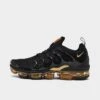 Nike Air VaporMax Plus Running Shoes Black/Metallic Gold - CW7299 001 -Nikes Shoes Shop CW7299 001 P1