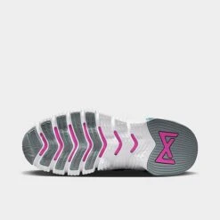 Women's Nike Free Metcon 4 Training Shoes Black/Noise Aqua/Mica Green/Cosmic Fuchsia/White/Lemon Chiffon - CZ0596 004 -Nikes Shoes Shop CZ0596 004 P6