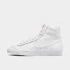 Women's Nike Blazer Mid '77 Casual Shoes White/White/White/Black - CZ1055 117 2 Women's Nike Blazer Mid '77 Casual Shoes White/White/White/Black - CZ1055 117 -Nikes Shoes Shop CZ1055 117 P1