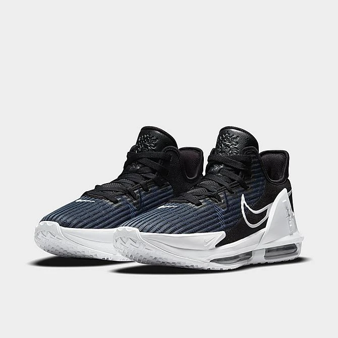 Nike LeBron Witness 6 Basketball Shoes Black/White/Dark Obsidian - CZ4052 002 4 Nike LeBron Witness 6 Basketball Shoes Black/White/Dark Obsidian - CZ4052 002 - Image 2