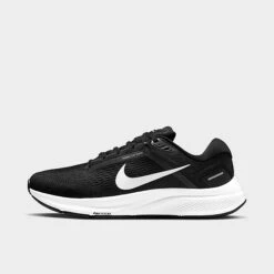 Women's Nike Structure 24 Running Shoes Black/White - DA8570 001