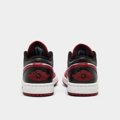 Nike Women's Air Jordan Retro 1 Low Casual Shoes White/Gym Red/Sail/Black - DC0774 160 11 Nike Women's Air Jordan Retro 1 Low Casual Shoes White/Gym Red/Sail/Black - DC0774 160 -Nikes Shoes Shop DC0774 160 P4