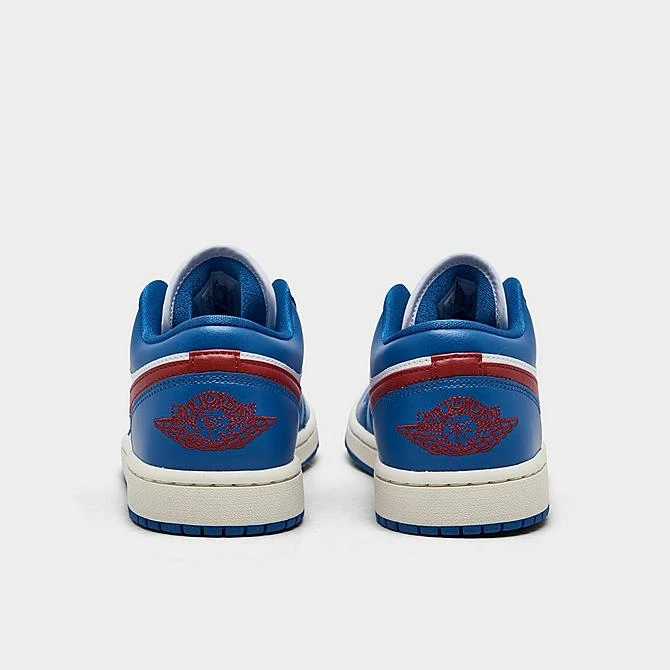 Nike Women's Air Jordan Retro 1 Low Casual Shoes Sport Blue/Gym Red/White/Sail - DC0774 416 6 Nike Women's Air Jordan Retro 1 Low Casual Shoes Sport Blue/Gym Red/White/Sail - DC0774 416 - Image 4