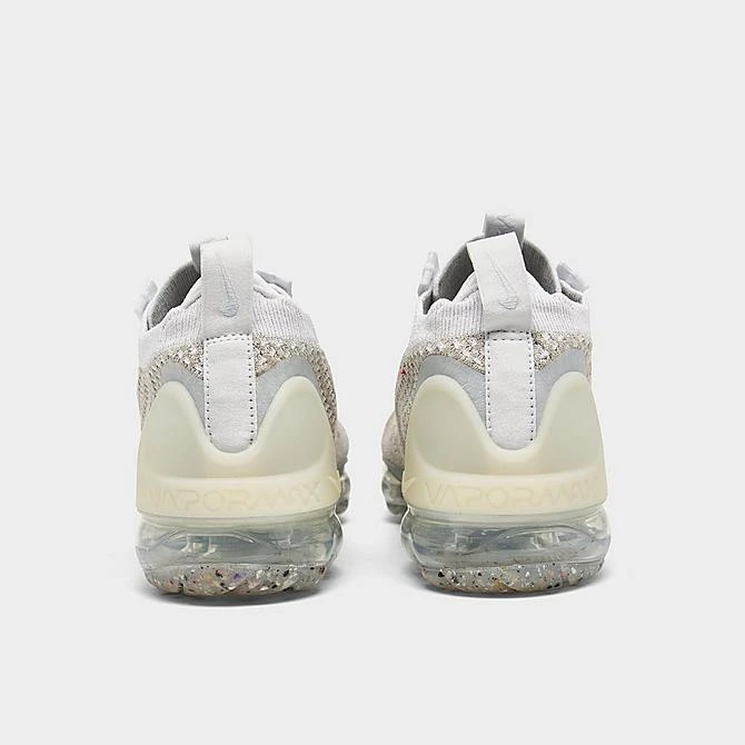 Women's Nike Air VaporMax 2021 Flyknit Running Shoes White/Pure Platinum/Metallic Silver/White - DC4112 100 6 Women's Nike Air VaporMax 2021 Flyknit Running Shoes White/Pure Platinum/Metallic Silver/White - DC4112 100 - Image 4