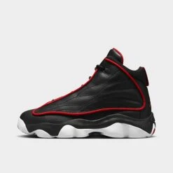 Nike Big Kids' Jordan Pro Strong Basketball Shoes Black/University Red/White - DC7911 061