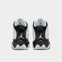 Nike Big Kids' Jordan Pro Strong Basketball Shoes White/Off Noir/Blue Tint - DC7911 105 -Nikes Shoes Shop DC7911 105 P4