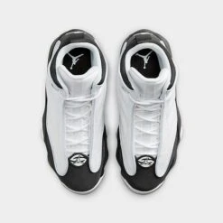 Nike Big Kids' Jordan Pro Strong Basketball Shoes White/Off Noir/Blue Tint - DC7911 105 -Nikes Shoes Shop DC7911 105 P5