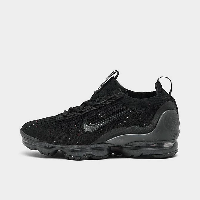 Women's Nike Air VaporMax 2021 Flyknit Running Shoes Black/Black/Metallic Silver - DC9454 001 3 Women's Nike Air VaporMax 2021 Flyknit Running Shoes Black/Black/Metallic Silver - DC9454 001