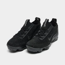 Women's Nike Air VaporMax 2021 Flyknit Running Shoes Black/Black/Metallic Silver - DC9454 001 9 Women's Nike Air VaporMax 2021 Flyknit Running Shoes Black/Black/Metallic Silver - DC9454 001 -Nikes Shoes Shop DC9454 001 P2