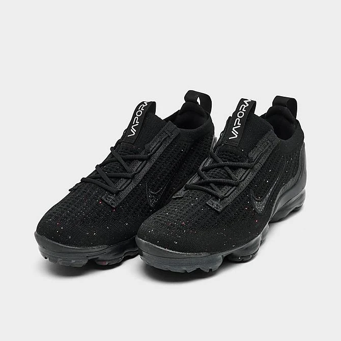 Women's Nike Air VaporMax 2021 Flyknit Running Shoes Black/Black/Metallic Silver - DC9454 001 4 Women's Nike Air VaporMax 2021 Flyknit Running Shoes Black/Black/Metallic Silver - DC9454 001 - Image 2
