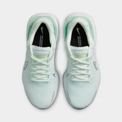 Women's Nike ZoomX Invincible Run Flyknit 2 Running Shoes Barely Green/Metallic Silver/Mint Foam/White - DC9993 301 -Nikes Shoes Shop DC9993 301 P5