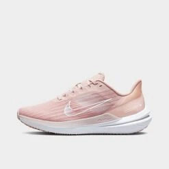 Women's Nike Winflo 9 Running Shoes Pink Oxford/Barely Rose/White - DD8686 600