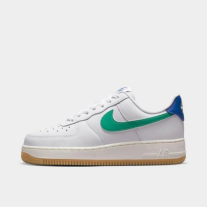 Women's Nike Air Force 1 Low Casual Shoes White/Stadium Green/Game Royal/Sanddrift/Sail/Gum Light Brown - DD8959 110 3 Women's Nike Air Force 1 Low Casual Shoes White/Stadium Green/Game Royal/Sanddrift/Sail/Gum Light Brown - DD8959 110