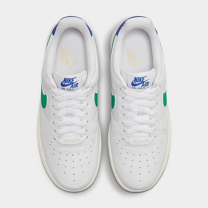 Women's Nike Air Force 1 Low Casual Shoes White/Stadium Green/Game Royal/Sanddrift/Sail/Gum Light Brown - DD8959 110 7 Women's Nike Air Force 1 Low Casual Shoes White/Stadium Green/Game Royal/Sanddrift/Sail/Gum Light Brown - DD8959 110 - Image 5