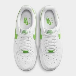 Women's Nike Air Force 1 Low Casual Shoes White/Action Green - DD8959 112 -Nikes Shoes Shop DD8959 112 P5