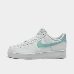 Women's Nike Air Force 1 Low Casual Shoes White/Jade Ice - DD8959 113