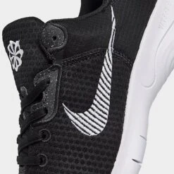 Women's Nike Flex Experience Run 11 Next Nature Running Shoes Black/White/Dark Smoke Grey - DD9283 001 -Nikes Shoes Shop DD9283 001 P3