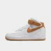 Women's Nike Air Force 1 '07 Mid Casual Shoes Summit White/Desert Ochre/Summit White/White - DD9625 102 -Nikes Shoes Shop DD9625 102 P1