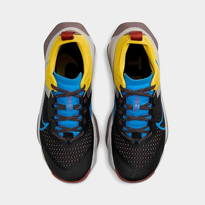 Women's Nike Zegama Trail Running Shoes Black/Light Photo Blue/Vivid Sulfur/Track Red - DH0625 003 7 Women's Nike Zegama Trail Running Shoes Black/Light Photo Blue/Vivid Sulfur/Track Red - DH0625 003 - Image 5