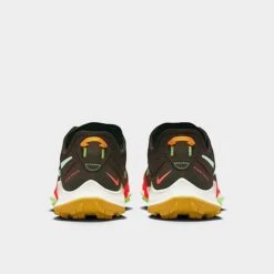 Women's Nike Air Zoom Terra Kiger 8 Trail Running Shoes Velvet Brown/Bright Crimson/Yellow Ochre/Enamel Green - DH0654 200 -Nikes Shoes Shop DH0654 200 P4
