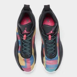 Nike Air Jordan XXXVI Low Basketball Shoes Black/Washed Teal/Vivid Sulfur/Rush Pink - DH0833 063 -Nikes Shoes Shop DH0833 063 P5