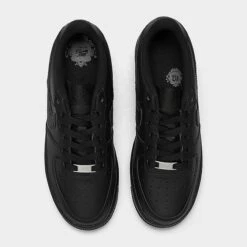 Big Kids' Nike Air Force 1 Low Casual Shoes Black/Black - DH2920 001 -Nikes Shoes Shop DH2920 001 P5