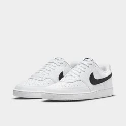 Women's Nike Court Vision Low Next Nature Casual Shoes White/Black/White - DH3158 101 -Nikes Shoes Shop DH3158 101 P2
