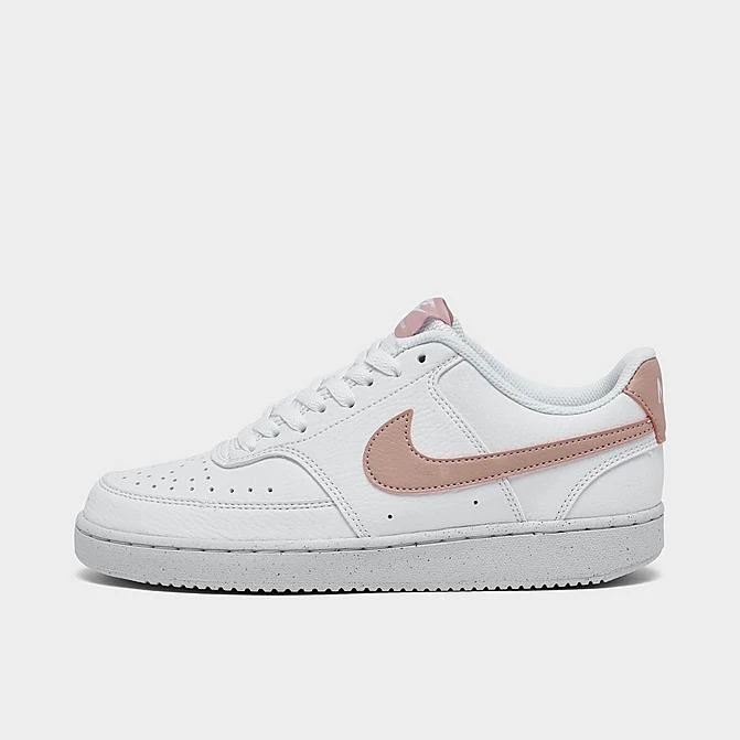 Women's Nike Court Vision Low Next Nature Casual Shoes White/Pink Oxford - DH3158 102 3 Women's Nike Court Vision Low Next Nature Casual Shoes White/Pink Oxford - DH3158 102