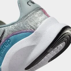 Women's Nike SuperRep Go 3 Next Nature Flyknit Training Shoes Light Silver/Black/Mica Green/Noise Aqua/Cosmic Fuchsia/Pink Spell - DH3393 004 -Nikes Shoes Shop DH3393 004 P3