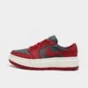 Nike Women's Air Jordan Retro 1 Elevate Low Casual Shoes Dark Grey/Sail/Varsity Red - DH7004 006 2 Nike Women's Air Jordan Retro 1 Elevate Low Casual Shoes Dark Grey/Sail/Varsity Red - DH7004 006 -Nikes Shoes Shop DH7004 006 P1