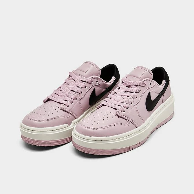 Nike Women's Air Jordan Retro 1 Elevate Low Casual Shoes Iced Lilac/Black/Sail - DH7004 501 4 Nike Women's Air Jordan Retro 1 Elevate Low Casual Shoes Iced Lilac/Black/Sail - DH7004 501 - Image 2
