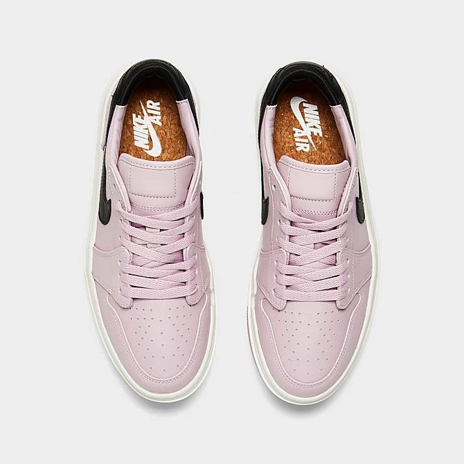 Nike Women's Air Jordan Retro 1 Elevate Low Casual Shoes Iced Lilac/Black/Sail - DH7004 501 7 Nike Women's Air Jordan Retro 1 Elevate Low Casual Shoes Iced Lilac/Black/Sail - DH7004 501 - Image 5